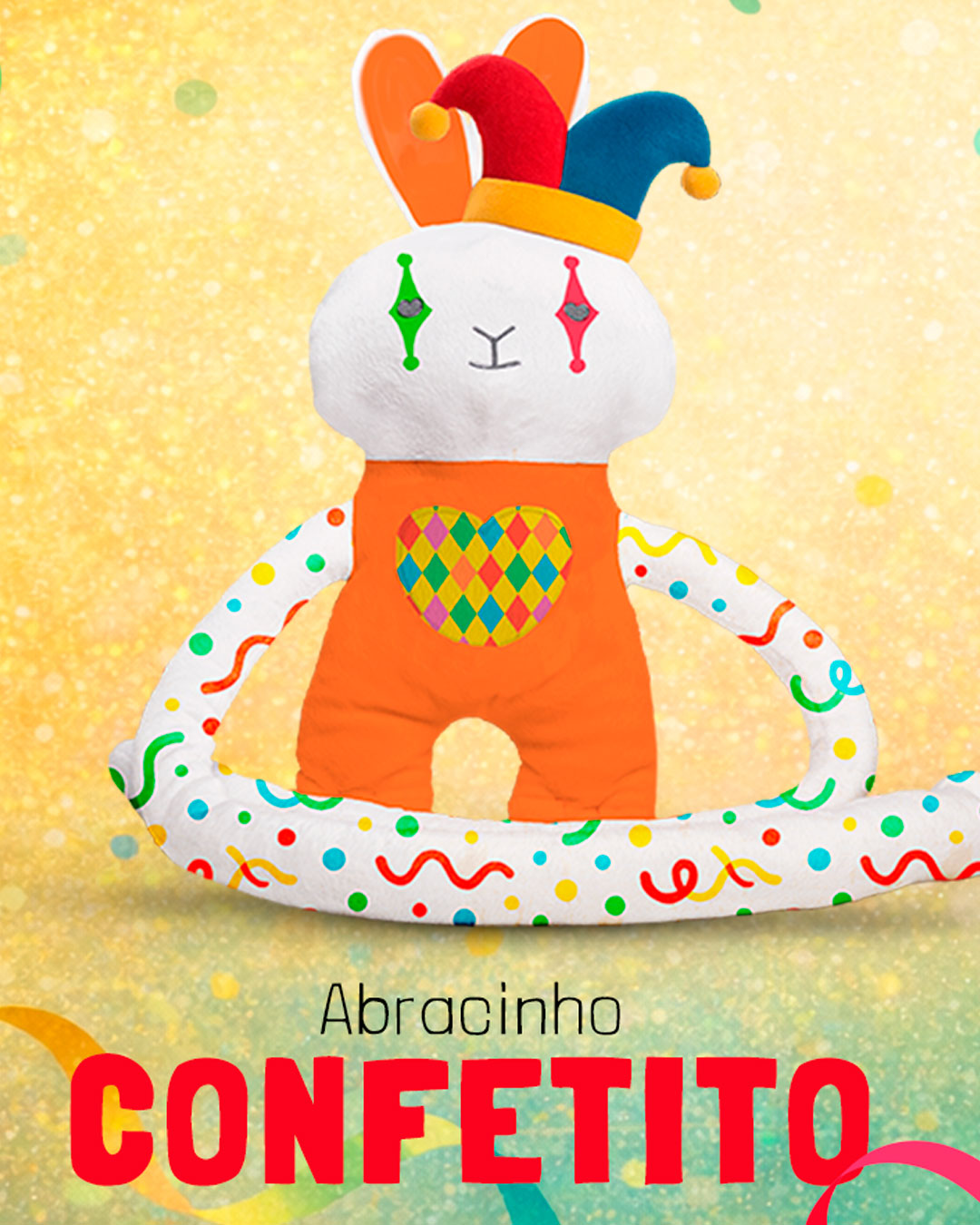 Confetito 2026 - Deixa o carnaval das crianças com câncer mais alegre. 